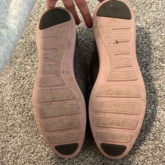 Cole Haan womens Gray Light Purple Suede Lunargrand Sneakers size 9B - Picture 7 of 9